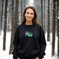 "Northern Lights"Relaxed Fit Classic Crew Unisex Sweatshirt