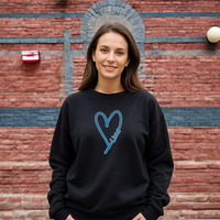 "Lion Heart"Relaxed Fit Classic Crew Unisex Sweatshirt