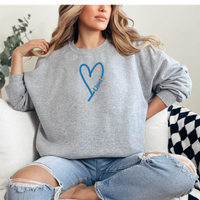 "Lion Heart"Relaxed Fit Classic Crew Unisex Sweatshirt