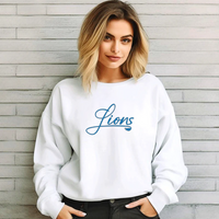 "Home Team"Relaxed Fit Classic Crew Unisex Sweatshirt