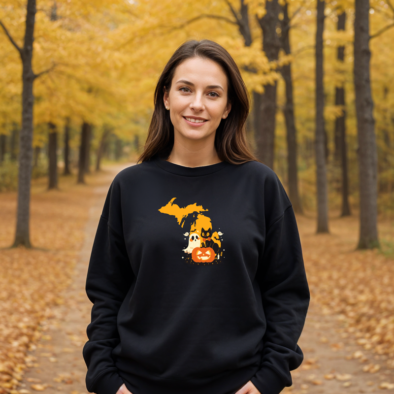 "Trick &Sweet"Relaxed Fit Classic Crew Unisex Sweatshirt