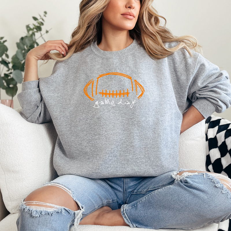 "Game Day"Relaxed Fit Classic Crew Unisex Sweatshirt