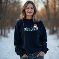 "SANTA Michigander"Relaxed Fit Classic Crew Unisex Sweatshirt Deal