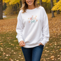 "Welcome Fall"Relaxed Fit Classic Crew Unisex Sweatshirt