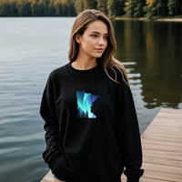 "Minnesota Northern Lights"Relaxed Fit Classic Crew Unisex Sweatshirt