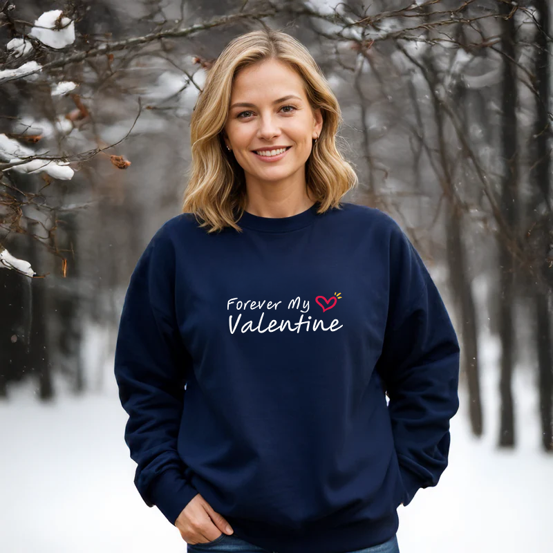 "My Valentine.... Forever"Relaxed Fit Classic Crew Unisex Sweatshirt