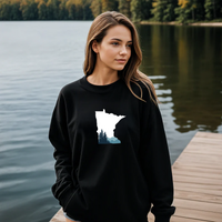 "Minnesota Vista"Relaxed Fit Classic Crew Unisex Sweatshirt