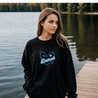 "Heart &Soul"Relaxed Fit Classic Crew Unisex Sweatshirt