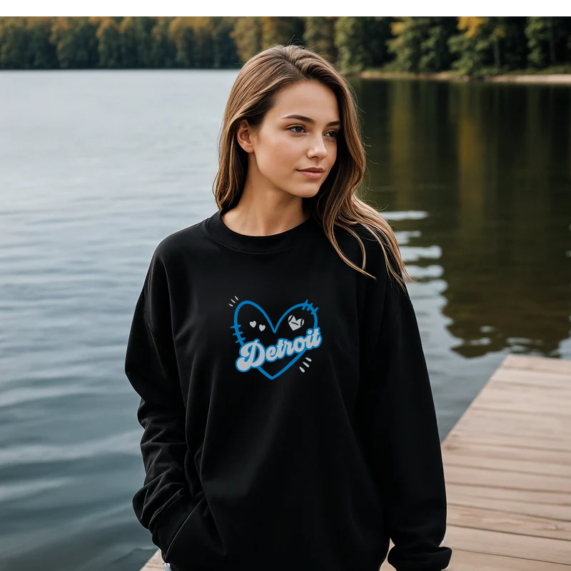 "Heart &Soul"Relaxed Fit Classic Crew Unisex Sweatshirt