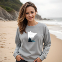 "Minnesota Vista"Relaxed Fit Classic Crew Unisex Sweatshirt