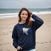 "Minnesota Vista"Relaxed Fit Classic Crew Unisex Sweatshirt