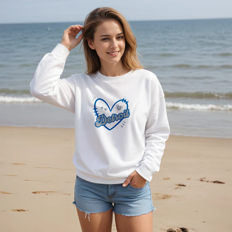 "Heart &Soul"Relaxed Fit Classic Crew Unisex Sweatshirt