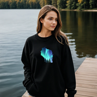 "Wisconsin Northern Lights"Relaxed Fit Classic Crew Unisex Sweatshirt