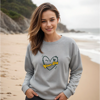 "Heart &Soul"Relaxed Fit Classic Crew Unisex Sweatshirt