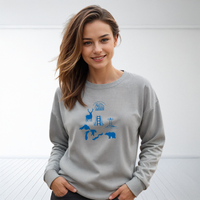 "Michigan Favorites"Relaxed Fit Classic Crew Unisex Sweatshirt