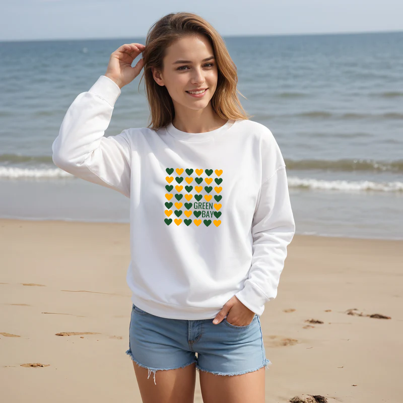 "Heart Of The City"Relaxed Fit Classic Crew Unisex Sweatshirt