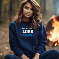 SALE "I Hope Both Teams Lose"Relaxed Fit Classic Crew Unisex Sweatshirt