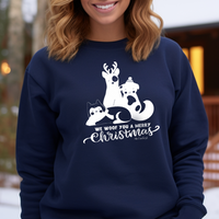 "A Very Doggy Christmas"Relaxed Fit Classic Crew Unisex Sweatshirt