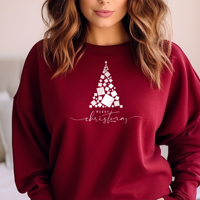 "Merry Christmas"Relaxed Fit Classic Crew Unisex Sweatshirt