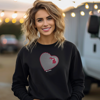 "Michigan Heart"Relaxed Fit Classic Crew Unisex Sweatshirt