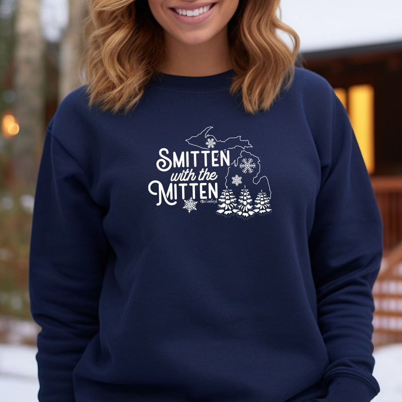 "Winter Smitten"Relaxed Fit Classic Crew Unisex Sweatshirt