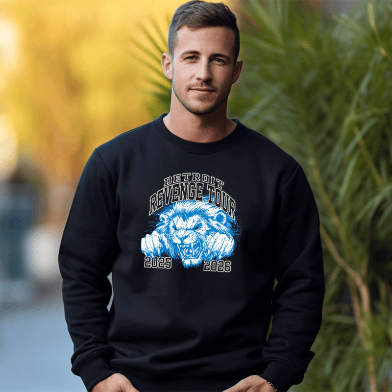 "Detroit Revenge Tour"Men's Long Sleeve T-Shirt