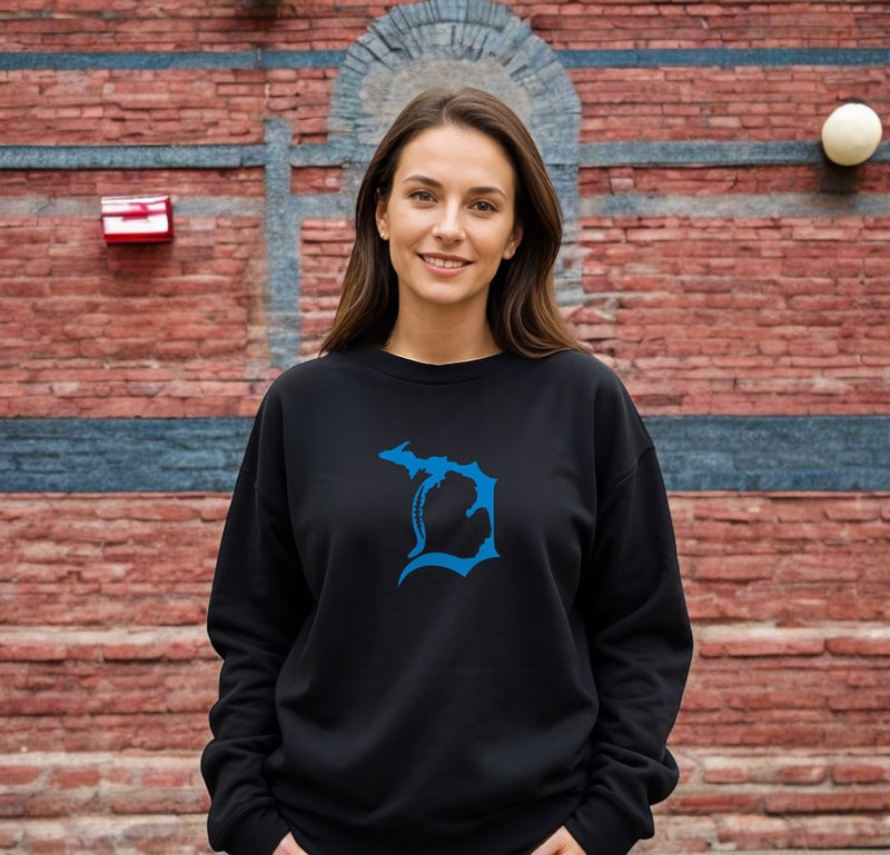 "Football In The D"Relaxed Fit Classic Crew Unisex Sweatshirt