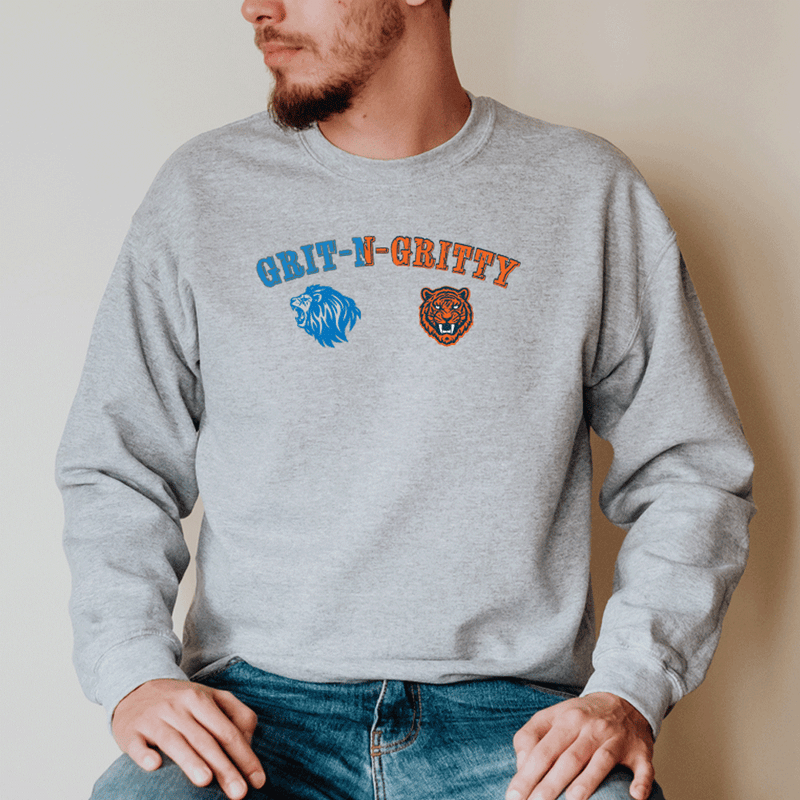 "Grit N Gritty"Men's Long Sleeve T-Shirt