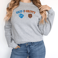 "Grit N Gritty"Relaxed Fit Long Sleeve Unisex T-Shirt