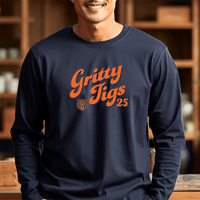 "Gritty Tigs"Men's Long Sleeve T-Shirt