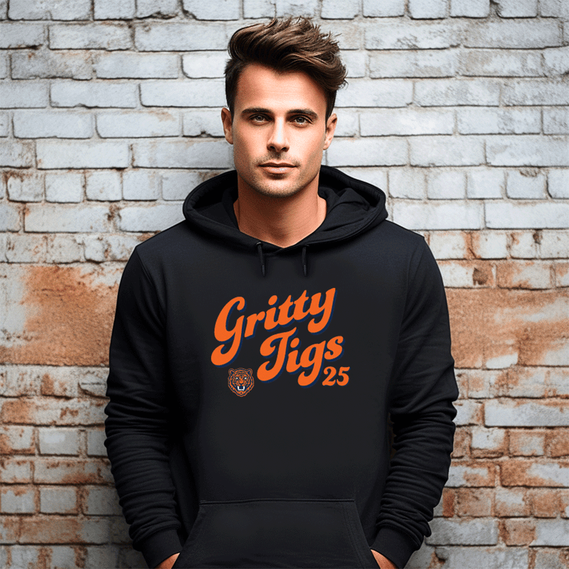 "Gritty Tigs"Men's Classic Hoodie