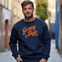 "Gritty Tigs"Men's Classic Crew Sweatshirt