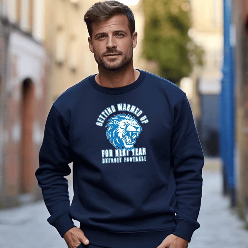 "Getting Warmed Up"Men's Classic Crew Sweatshirt