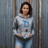 "Football In The D"Relaxed Fit Tailgate Hoodie