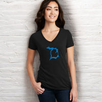 "Football In The D"Women's V-Neck