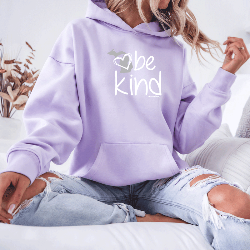 "Michigan Be Kind"Relaxed Fit Classic Unisex Hoodie