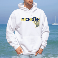 "Michigan Hoops"Men's Classic Hoodie