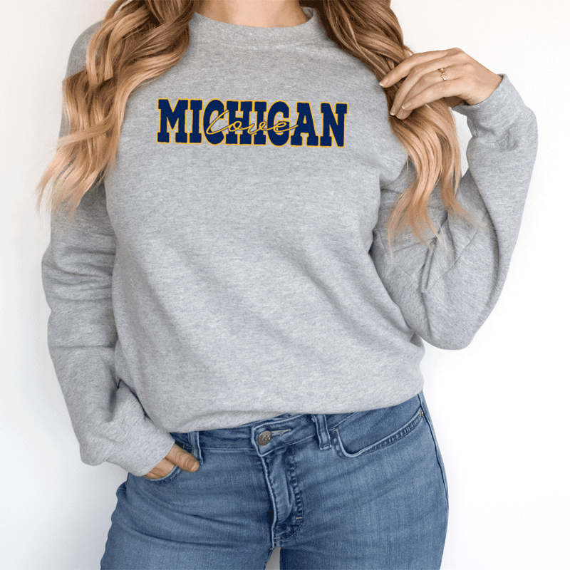 "Michigan Love"Relaxed Fit Long Sleeve Unisex T-Shirt