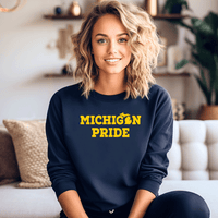 "Michigan Pride"Relaxed Fit Long Sleeve Unisex T-Shirt