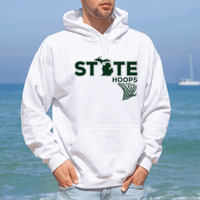 "State Hoops"Men's Classic Hoodie