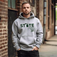 "State Hoops"Men's Classic Hoodie