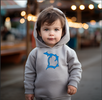 "Football In The D"Toddler Fleece Hooded Sweatshirt