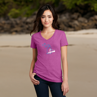 "NEW Michiganian Bridge"Women's V-Neck