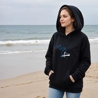 "NEW Michiganian Bridge"Relaxed Fit Classic Unisex Hoodie