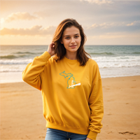 "NEW Michiganian Bridge"Relaxed Fit Classic Crew Unisex Sweatshirt