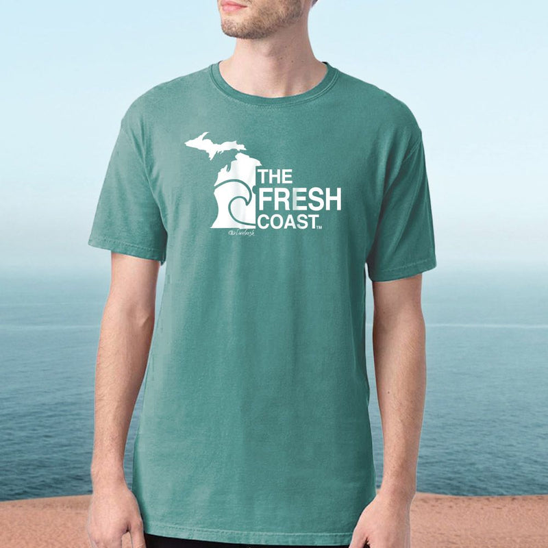 "Fresh Coast"Men's Stonewashed T-Shirt