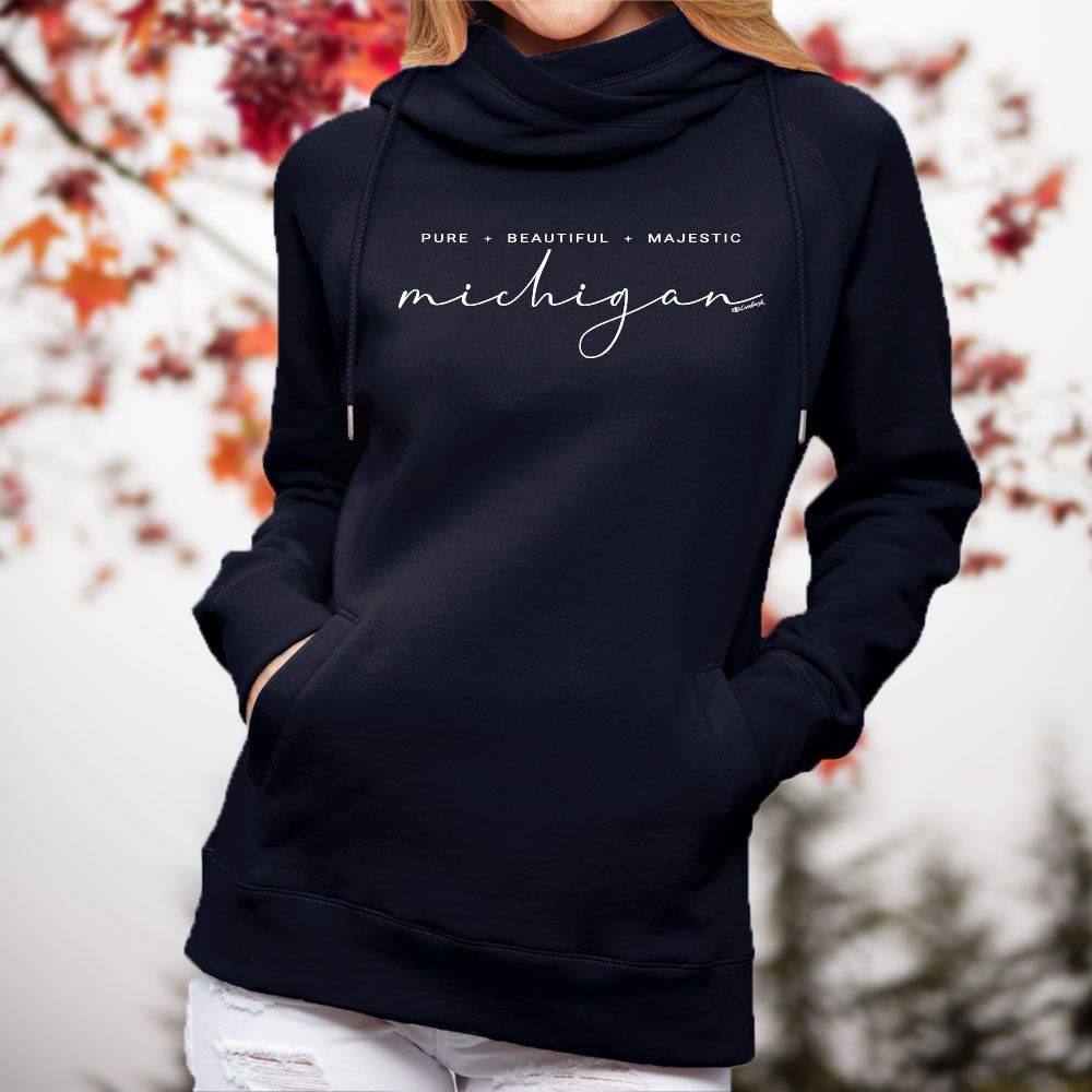 Women's funnel neck outlet sweatshirt