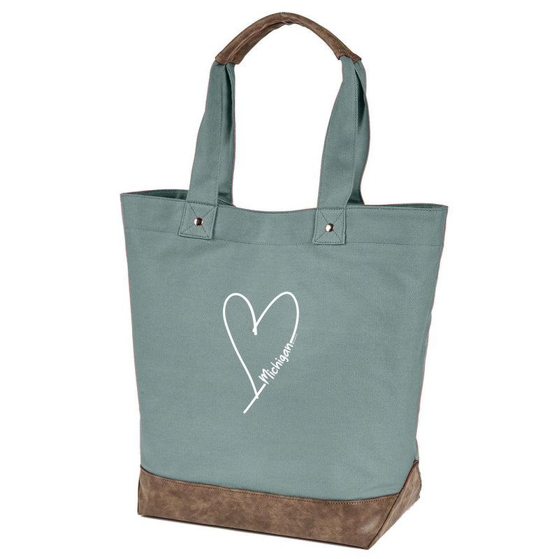 "Made With Love"Canvas Tote Bag