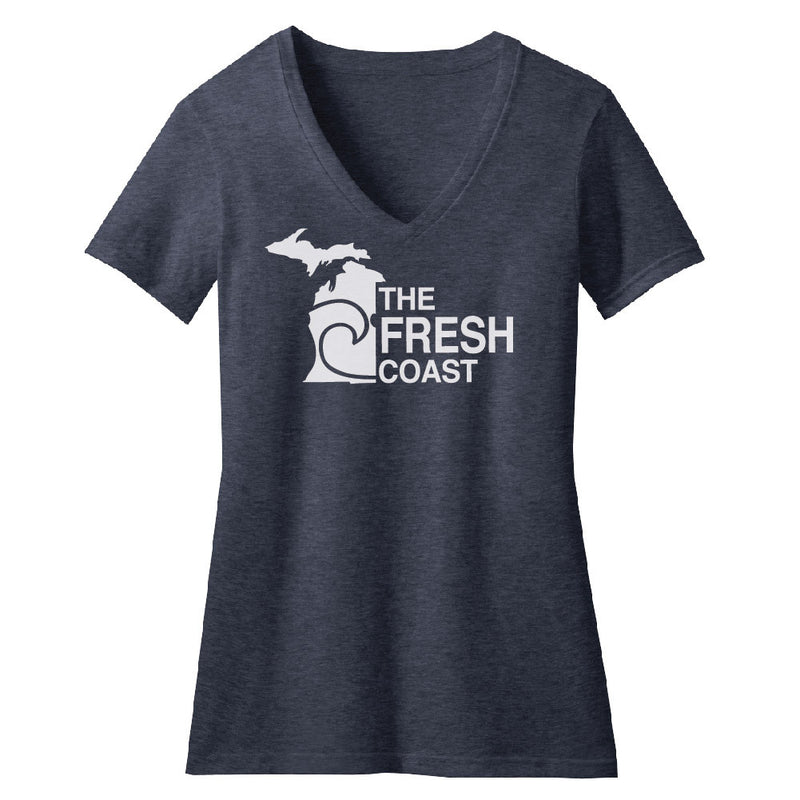 Michigan Fresh Coast Womens V-Neck