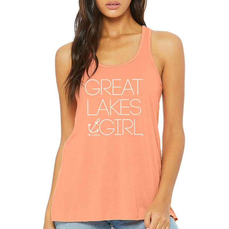 "Great Lakes Girl"Women's Flowy Tank Top CLEARANCE